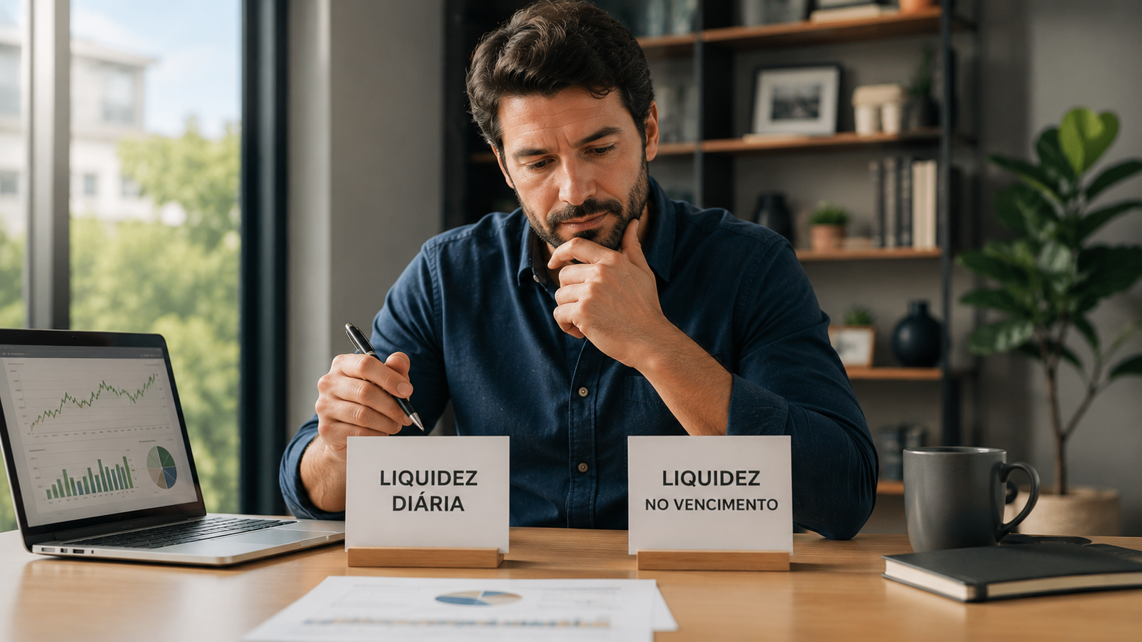 Liquidez diária e liquidez no vencimento